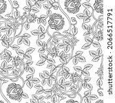 floral vintage seamless pattern ... | Shutterstock .eps vector #2066517791