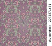 floral vintage seamless pattern ... | Shutterstock .eps vector #2073571691
