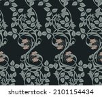 floral vintage seamless pattern ... | Shutterstock .eps vector #2101154434
