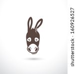 Donkey   Vector Illustration
