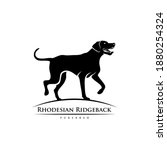 rhodesian ridgeback dog  ... | Shutterstock .eps vector #1880254324