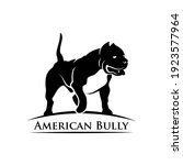 american bully dog isolated... | Shutterstock .eps vector #1923577964