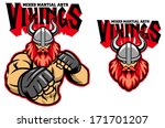 mma fighter viking | Shutterstock .eps vector #171701207