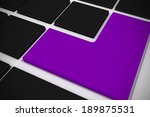 digitally generated black... | Shutterstock . vector #189875531