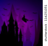halloween background | Shutterstock .eps vector #116251051