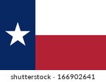 flag of texas  the lone star... | Shutterstock .eps vector #166902641