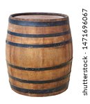 Large Antique Wooden Barrel...