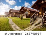 Traditional Wooden Cottages At...