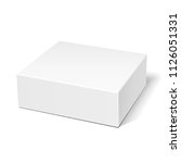 mockup product cardboard... | Shutterstock .eps vector #1126051331