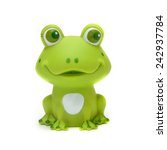 Green Rubber Frog