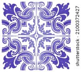 azulejos   portuguese tiles... | Shutterstock .eps vector #2100372427