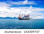 Fishing Ship In Andaman Sea...