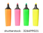 markers isolated on a white background