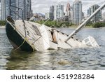 Sinking Sailboat Abandonned On...