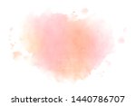 hand painted wet pink... | Shutterstock .eps vector #1440786707
