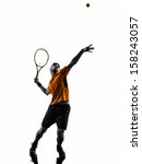 One  Man Tennis Player At...