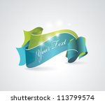 green and blue transparent... | Shutterstock .eps vector #113799574
