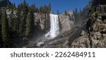 Vernal Falls panoramic view in Yosemite National Park