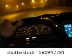 Driving car during low visibility at night
