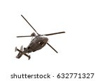 Military Helicopter In Flight ...
