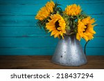 Fresh Sunflower Flowers In...