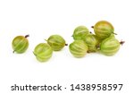 Green Gooseberry Isolated On A...