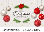 merry christmas and new year... | Shutterstock .eps vector #1466401397