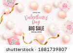 valentine's day sale banner... | Shutterstock .eps vector #1881739807