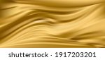 gold silk satin fabric... | Shutterstock .eps vector #1917203201