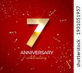 anniversary celebration... | Shutterstock .eps vector #1931051957