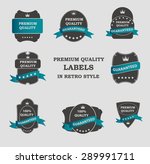 vector premium quality label... | Shutterstock .eps vector #289991711