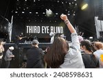 Small photo of Tampa, Florida - March 19, 2023: Fans dance during rock band Third Eye Blind's main stage performance at the 2023 Innings Music Festival in Tampa Bay, Florida.
