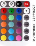 colorful buttons on the gray... | Shutterstock . vector #184946027