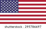 national flag of usa | Shutterstock .eps vector #295786697