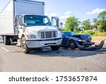 Collision of a semi truck with...