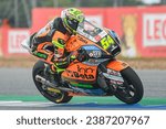 Small photo of No54. Fermin Aldeguer of Spain and GT Trevisan SpeedUp in action during the Moto 2 of Thailand Grand Prix at Chang International Circuit on Oct 29, 2023 in Buriram, Thailand