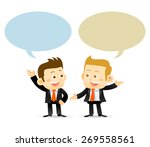 vector illustration of two... | Shutterstock .eps vector #269558561
