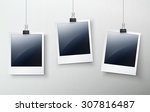 three photograph samples... | Shutterstock .eps vector #307816487