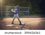 Boy Waiting For The Ball In A...