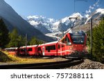 Switzerland  train in front of...