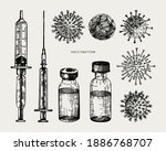 Coronavirus Vaccine Vector Set. ...