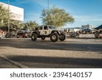 Small photo of Las Vegas - USA - November 3, 2023:Jeep Renegade during SEMA Show Cruise.