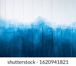 Abstract Paint Brush Blue...