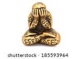 thai buddha golden statue.... | Shutterstock . vector #185593964
