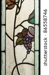 Detail Of A Old Stained Glass...