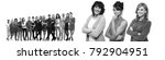 group of people | Shutterstock . vector #792904951