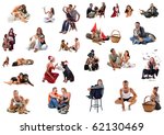 composite picture with people... | Shutterstock . vector #62130469