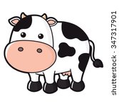 Illustration Of Cute Cow