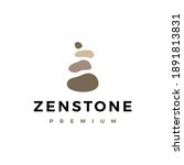Zen Balancing Stone Logo Vector ...