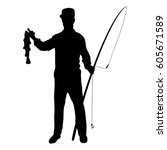 Angler Silhouette Free Stock Photo - Public Domain Pictures